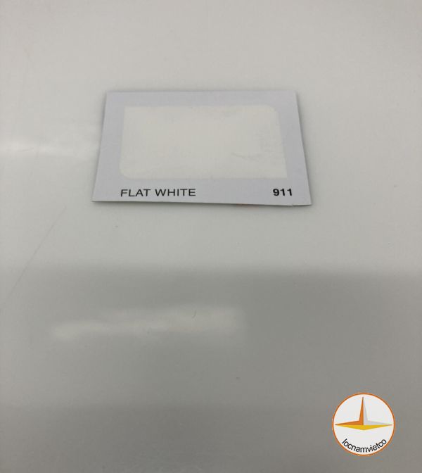 Sơn Thơm Công Nghiệp Toa Màu trắng mờ flat white 911 875ML