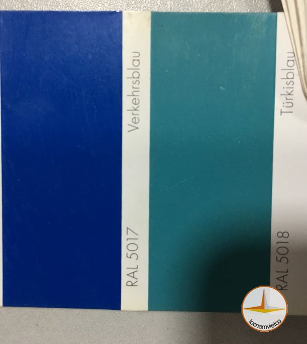 Sơn epoxy Jotun Hartop AX màu xanh dương Ral 5017 5L